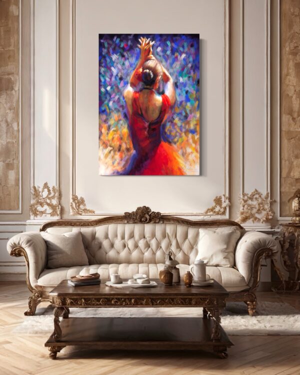 Carla - Spanish Dancer Canvas Print - Image 8