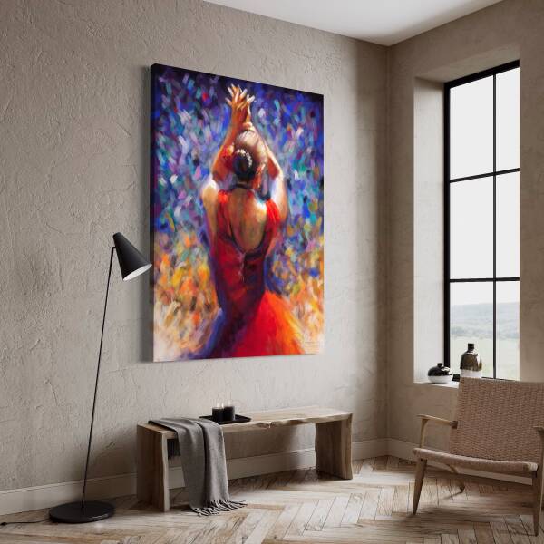 Carla - Spanish Dancer Canvas Print - Image 5