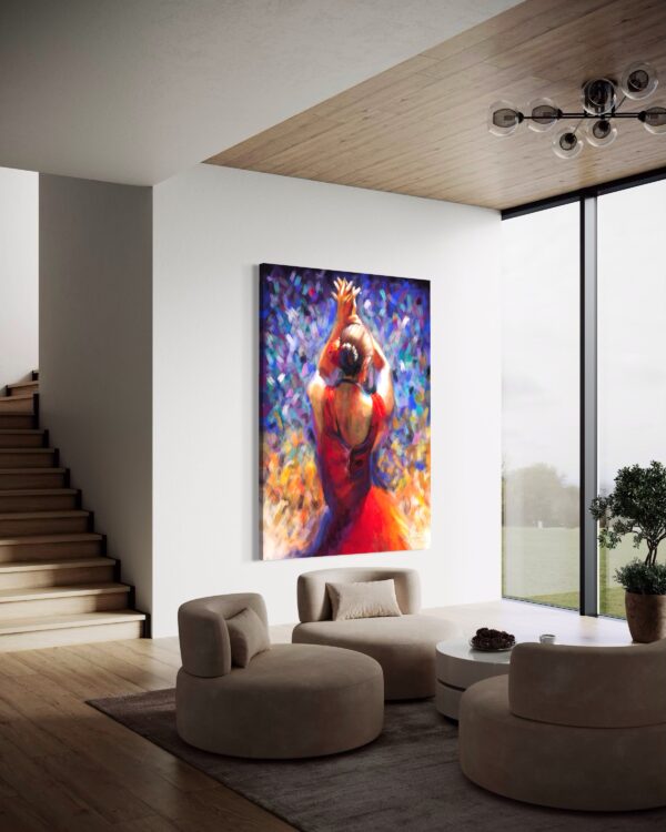 Carla - Spanish Dancer Canvas Print - Image 3