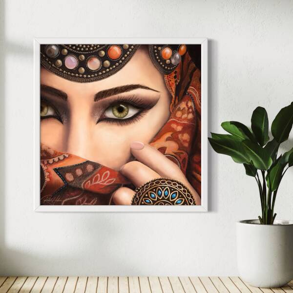 Zara -Premium Wooden Framed Fine Art Print