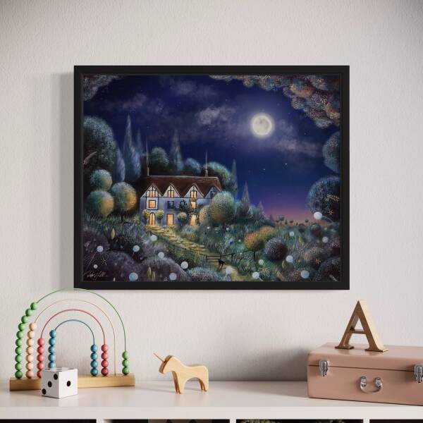 The Enchanted Cottage- Framed Canvas - Image 2